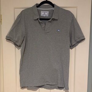 Southern Tide Heather Gray Polo Shirt